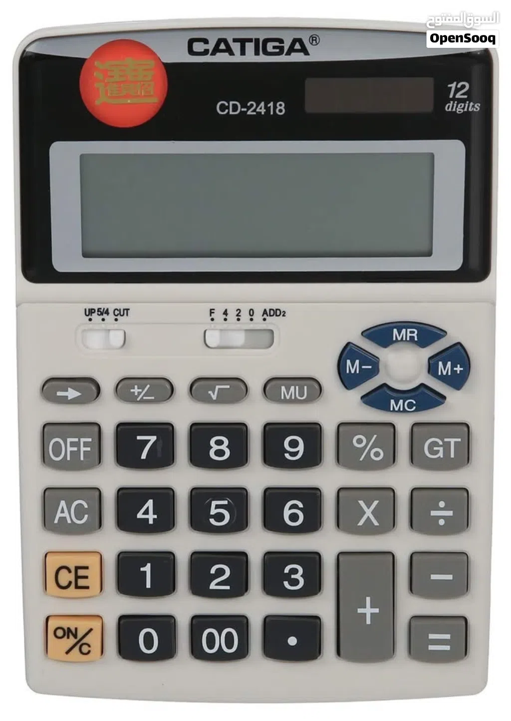 للبيع آلة حاسبة CATIGA أصلية بحالة "الزيرو" بالكرتونة الموديل: CATIGA CD-2418 (12 Digits)