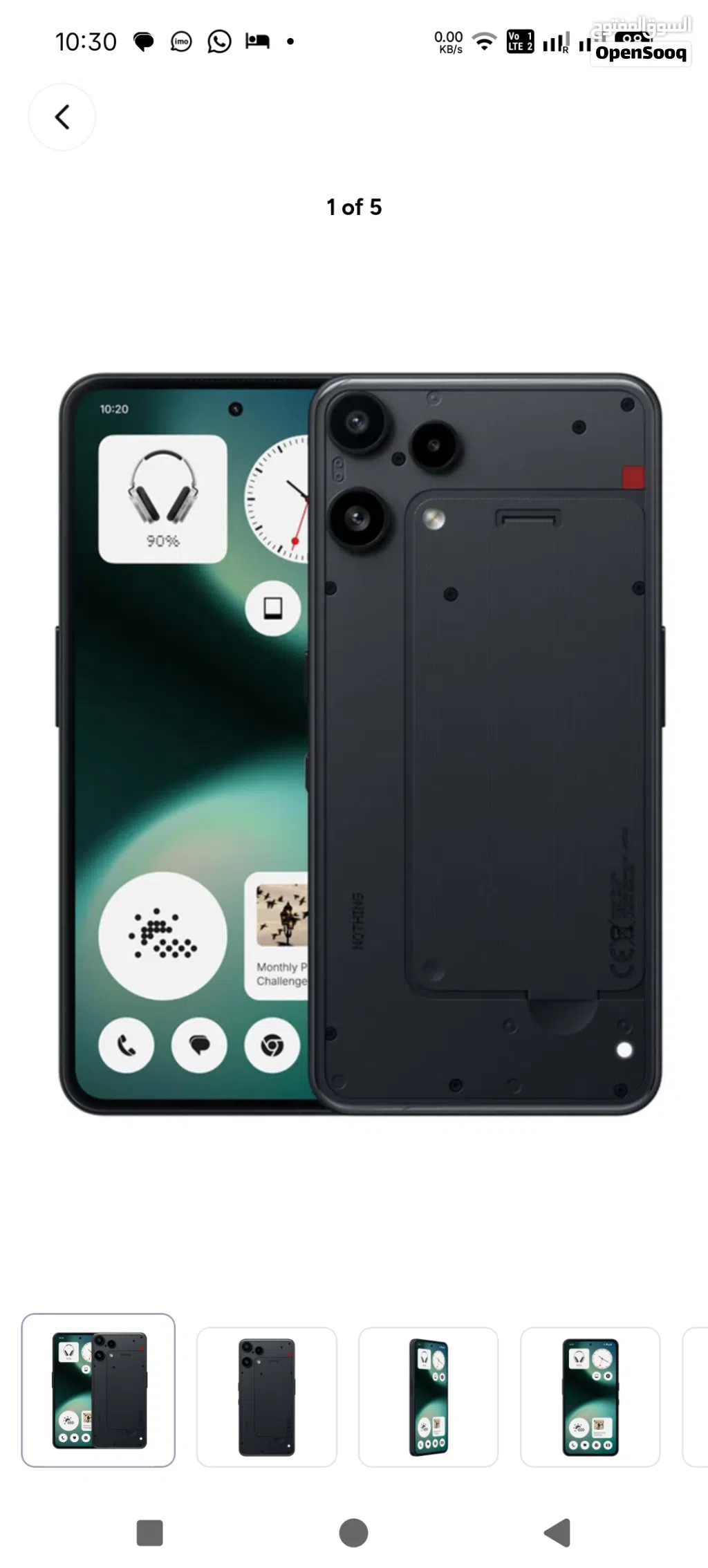 nothing phone 3a lite 8 /256 gb black color