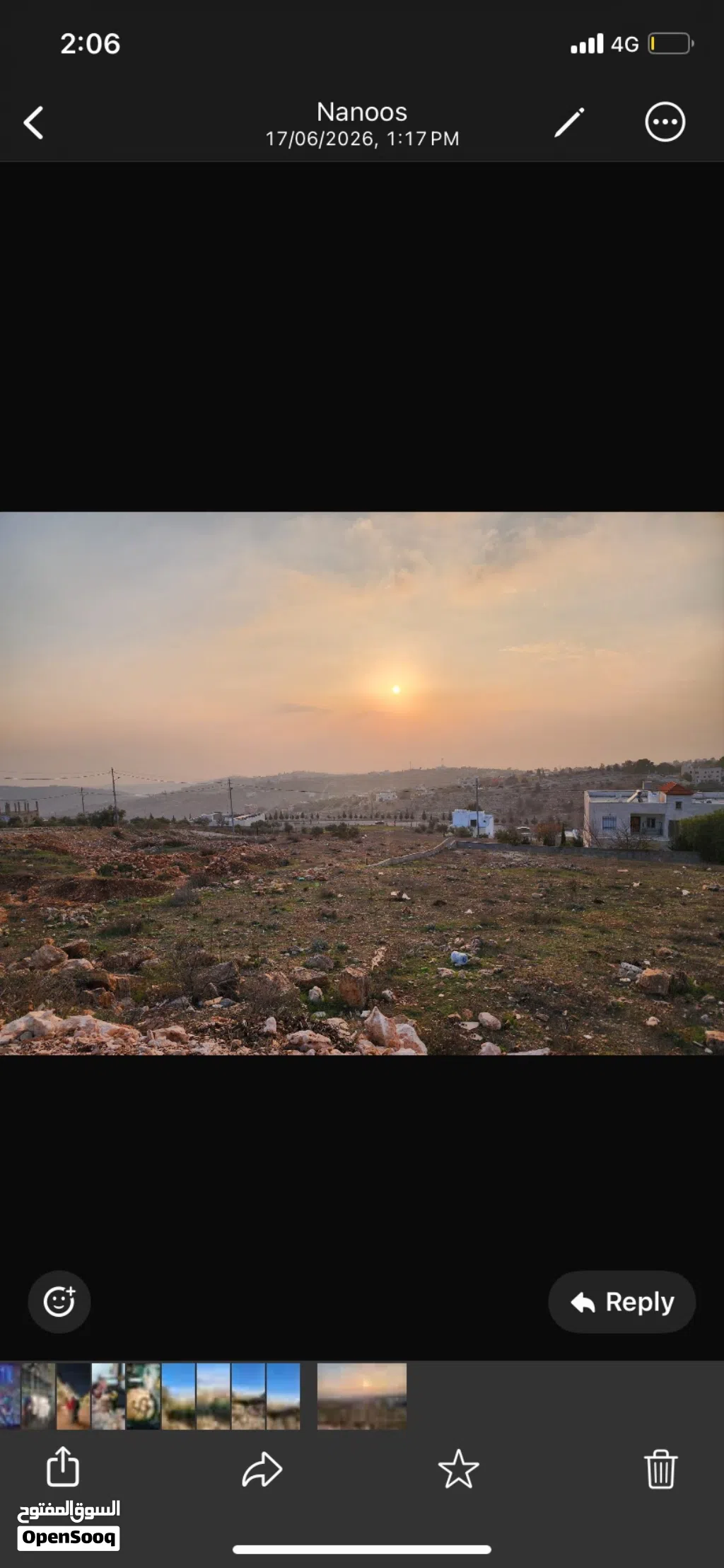 ارض شارع الستين الخرزه اطلاله على فلسطين