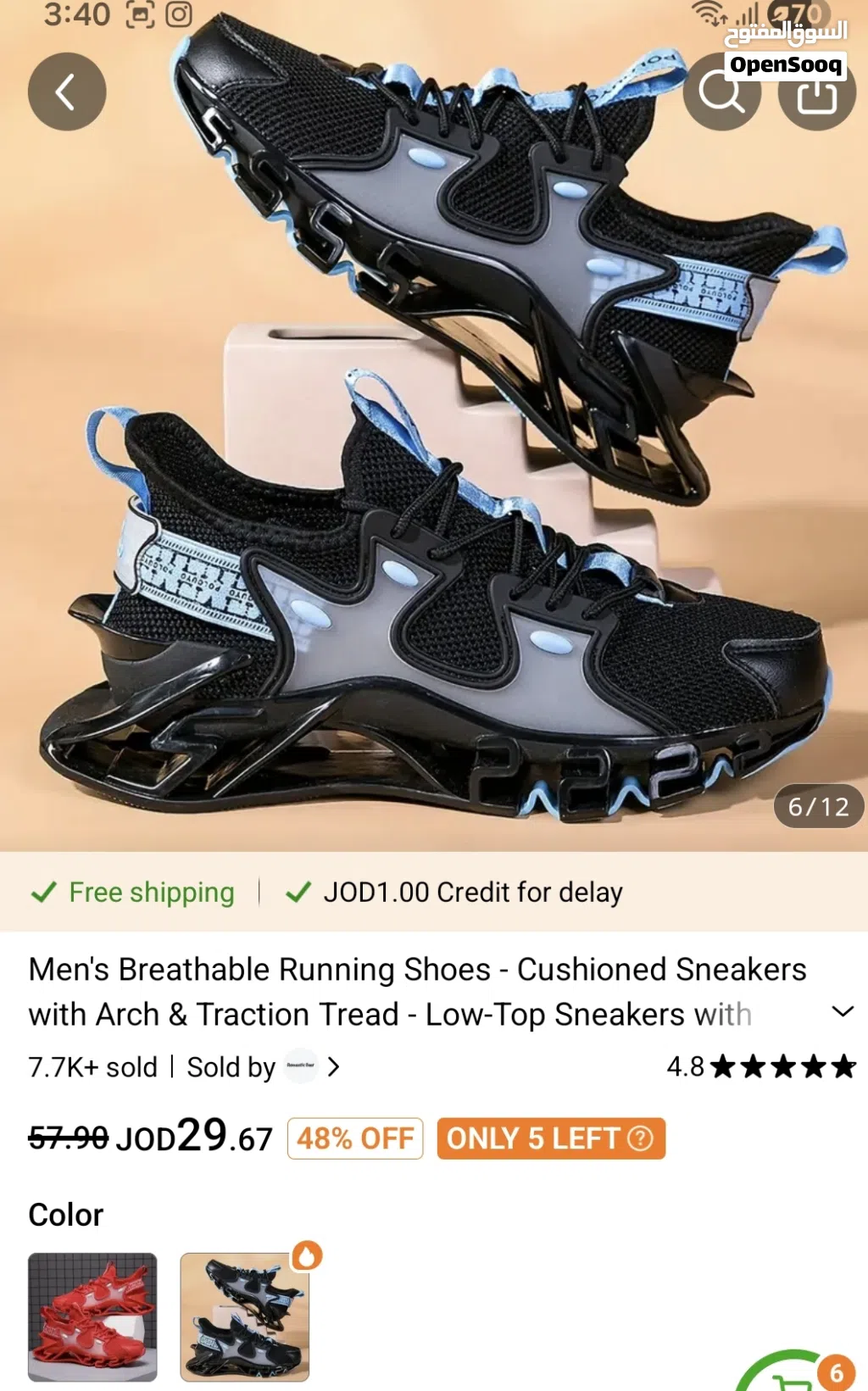 TEMU Luxurious RUNNING SHOES للركض SNEAKERS