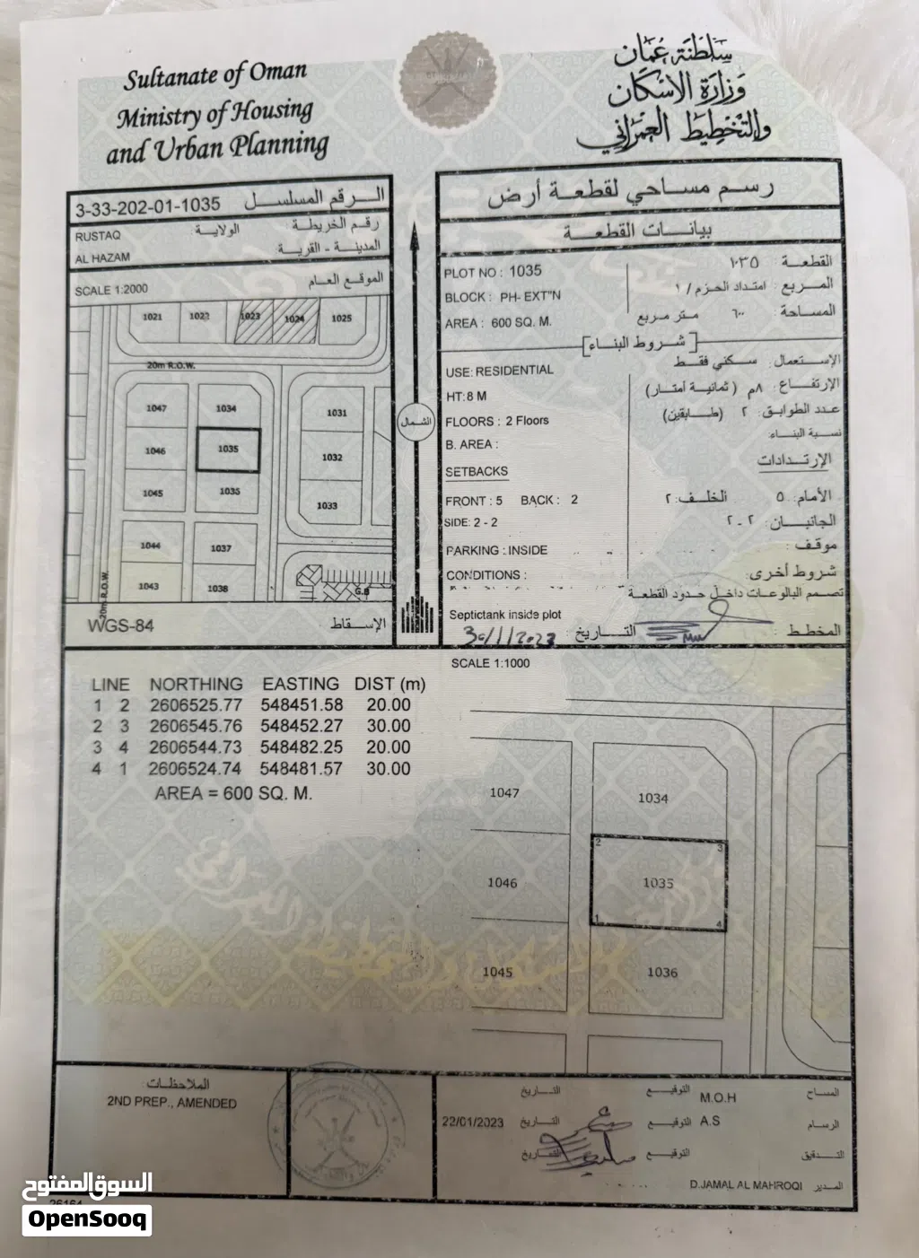 ارض للبيع الحزم
