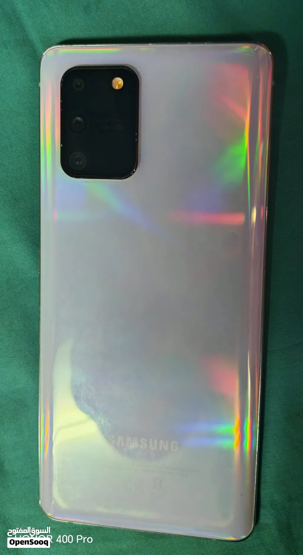 Used Samsung Galaxy S10 Lite in Excellent Condition with Charger – White, 1-2 Years Old
