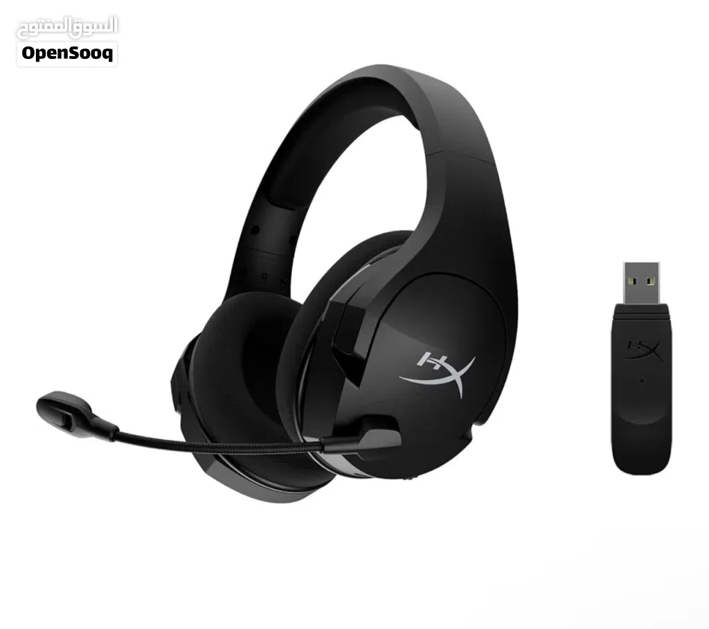 سماعات hyper x black edition wireless السماعه نضيفه وما تشتكي من اي شي