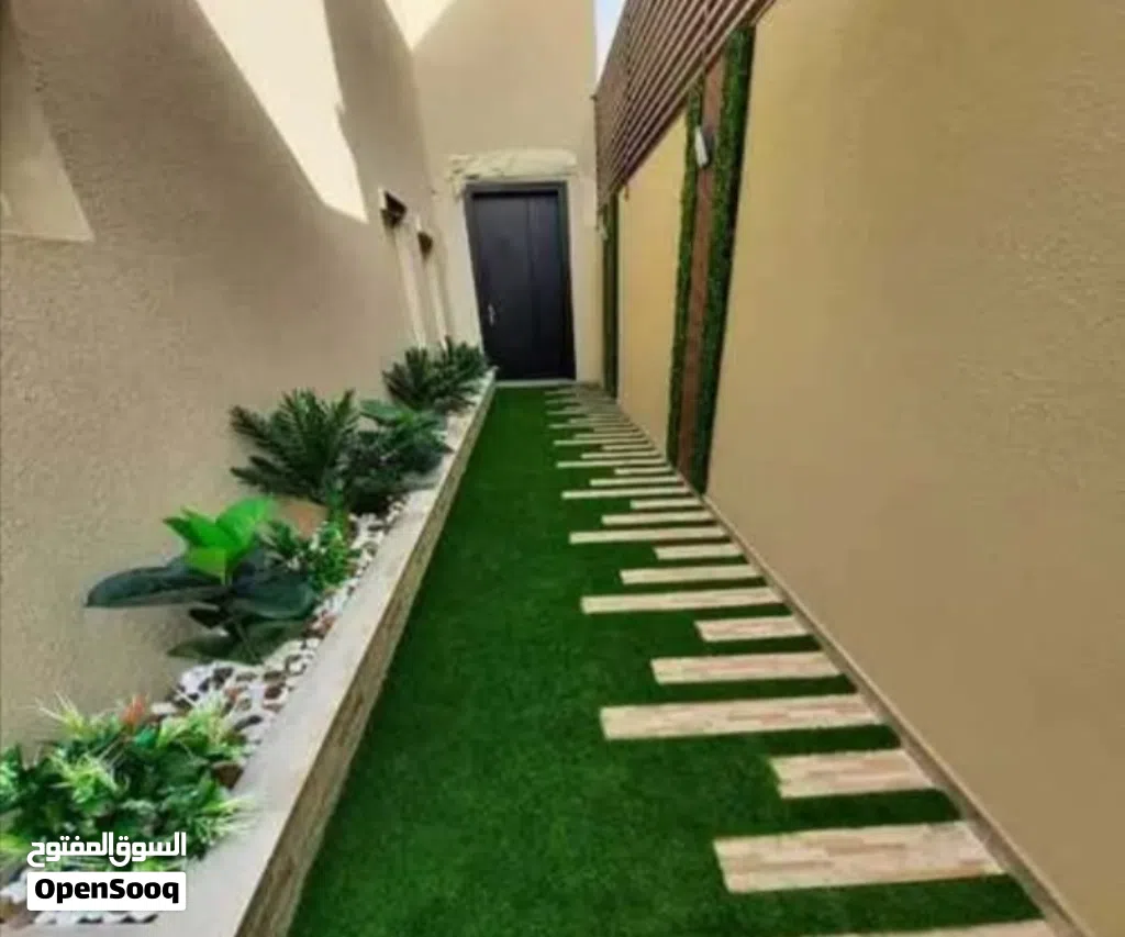 تصميم وتنفيذ الحدائق المنزلية وعمل جلسات خارجيه وعمل غرف زجاجيه وعمل شلالات ونوافير.
