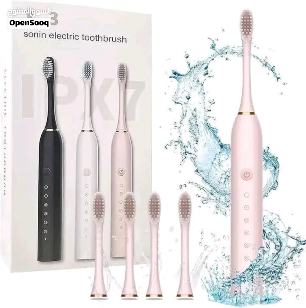 فرشاة أسنان كهربائية (Sonic Electric Toothbrush X-3).