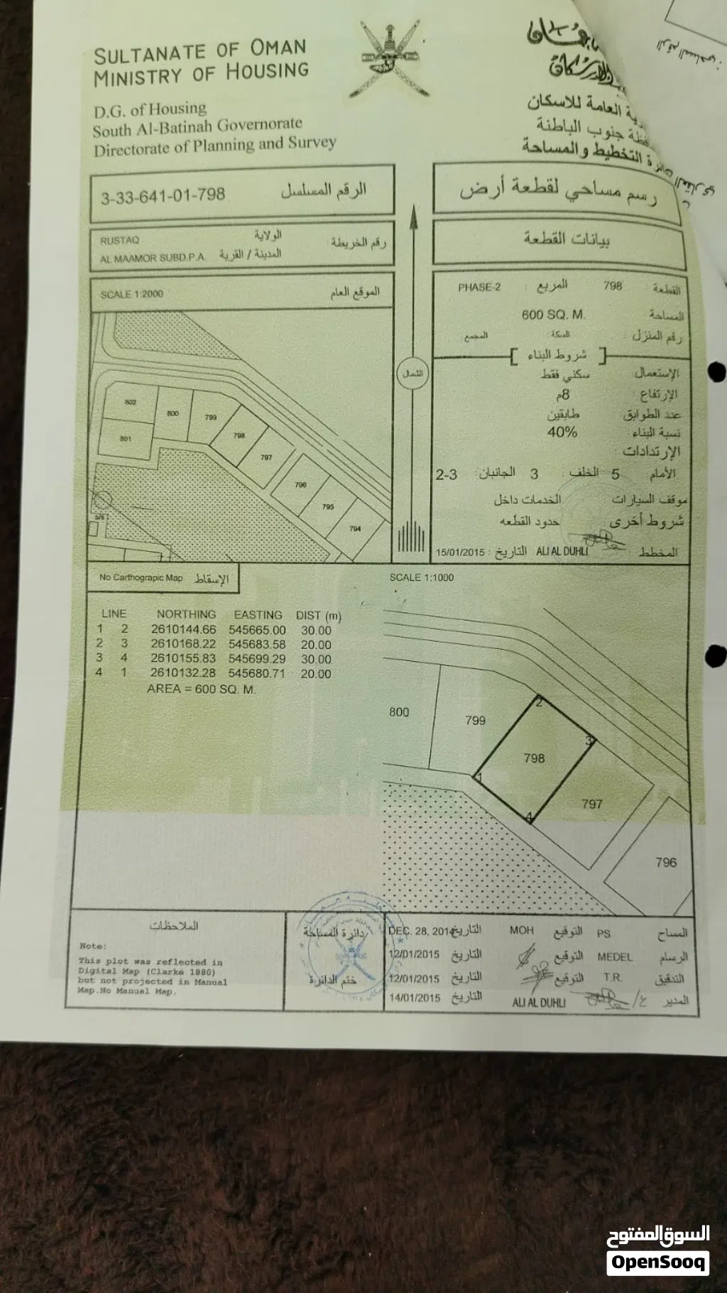 بيع ارض سكنية في المعموره