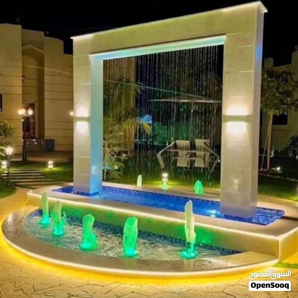 حدائق ميراكل جاردن لتصميم النوافير والشلالات وتنسيق الحدائق