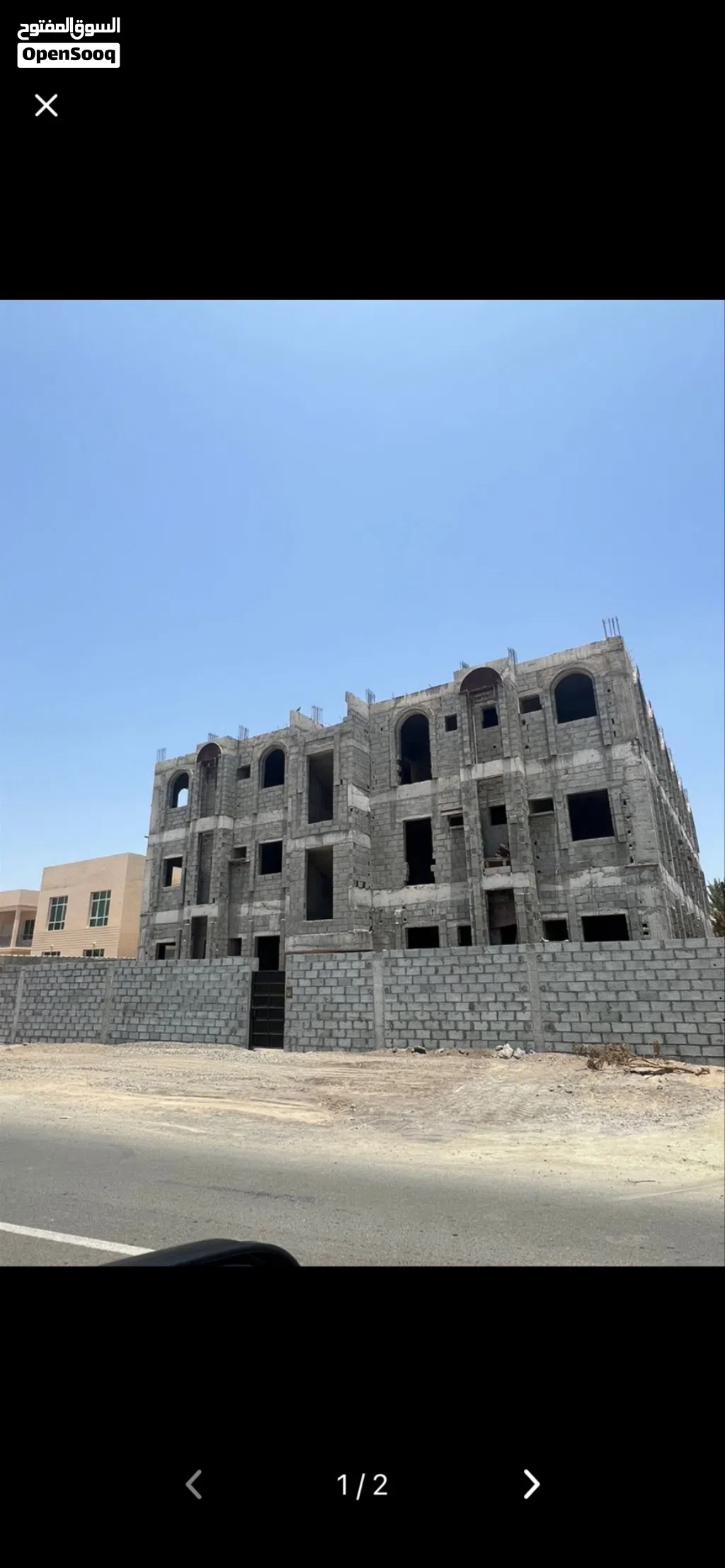 مبنى للبيع في الطريق صحار 18 شقة الهيكل جاهز