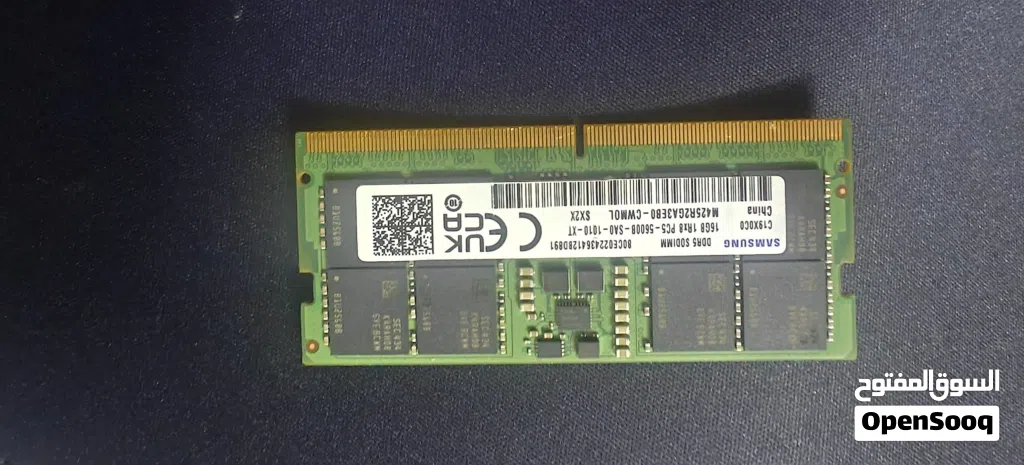 رام لابتوب سامسونج 16gb ddr4 3200
