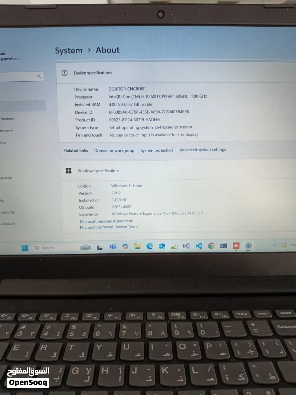 لابتوب i5 جيل ثامن كرت شاشة منفصل 2GB مساحة ضخمة 1.36TB + ssd 256 الابتوب نظيف مناسب جدا للطلاب