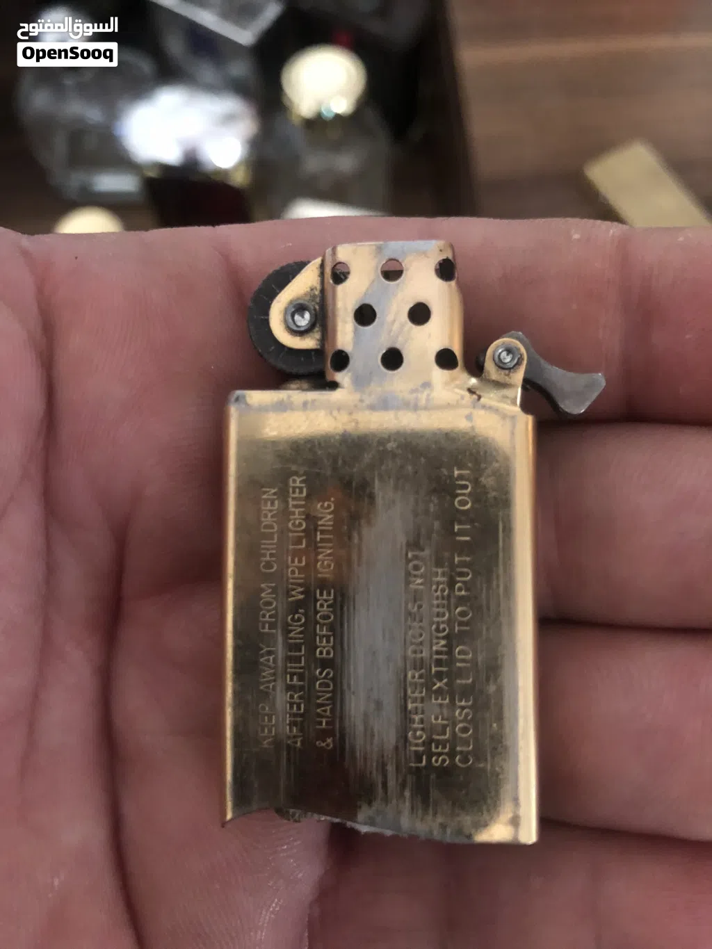 ولاعة امريكية نوع zippo وساعة اورينت وQ&Q وقلمين الماني وعمل