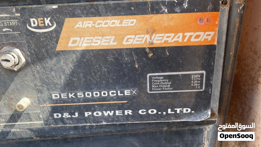 a truk with generator