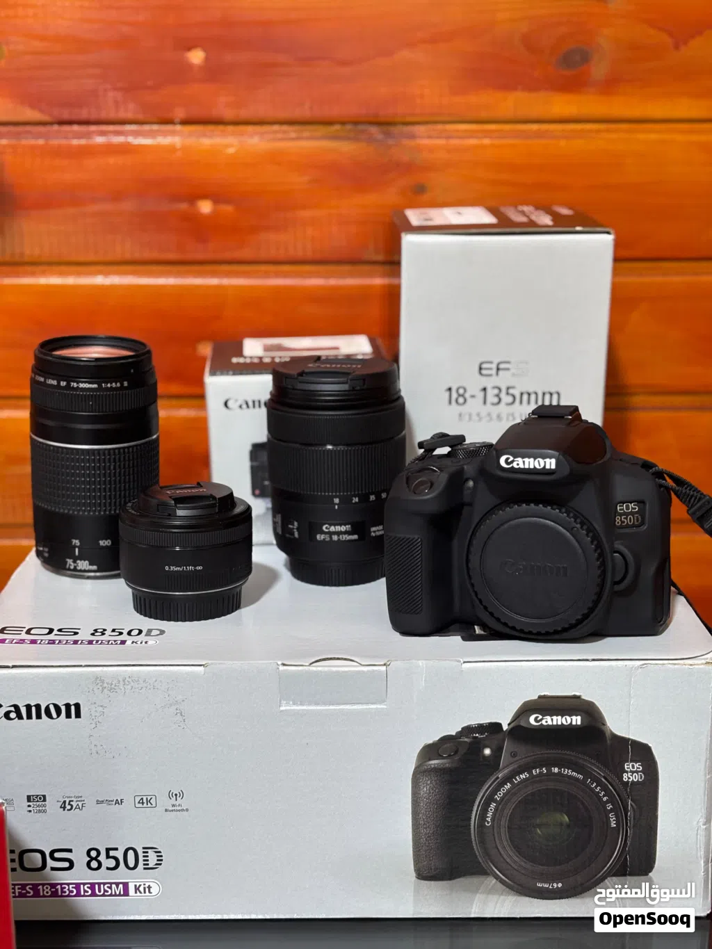 canon 850D للبيع مع كامل اغراضها