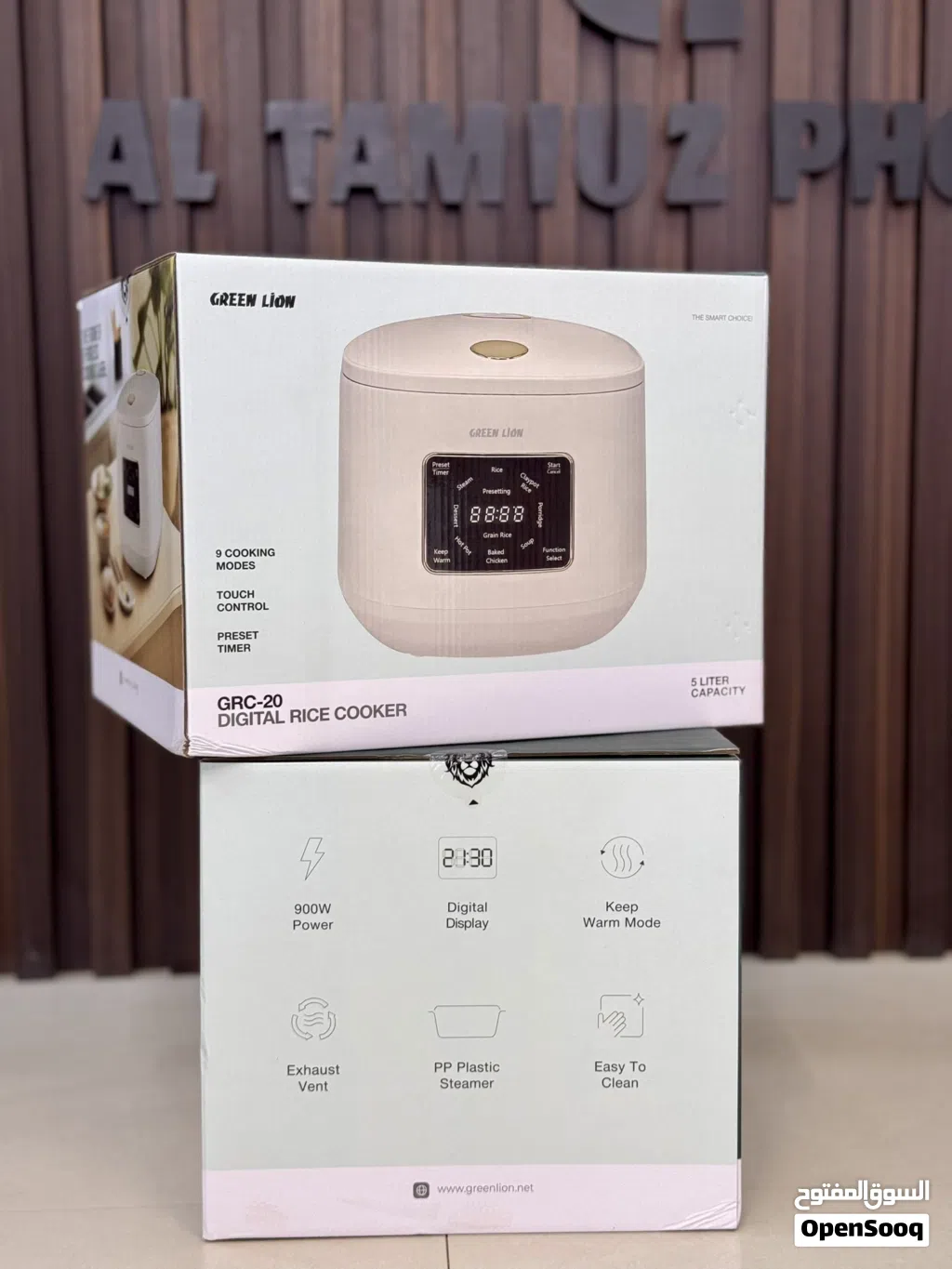 GREEN LION GRC 20 DIGITAL RICE قلاية كهربائية COOKER 5 liter capacity