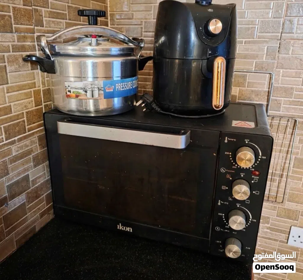 Combo of Impex Air fryer pressure cooker and ikon oven