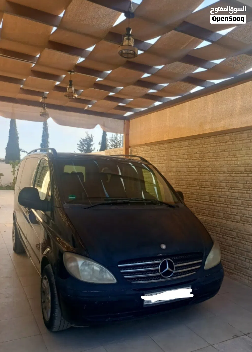 مرسيدس بنز Vito 2009 اسود ديزل معتمد وترخيص ساري.