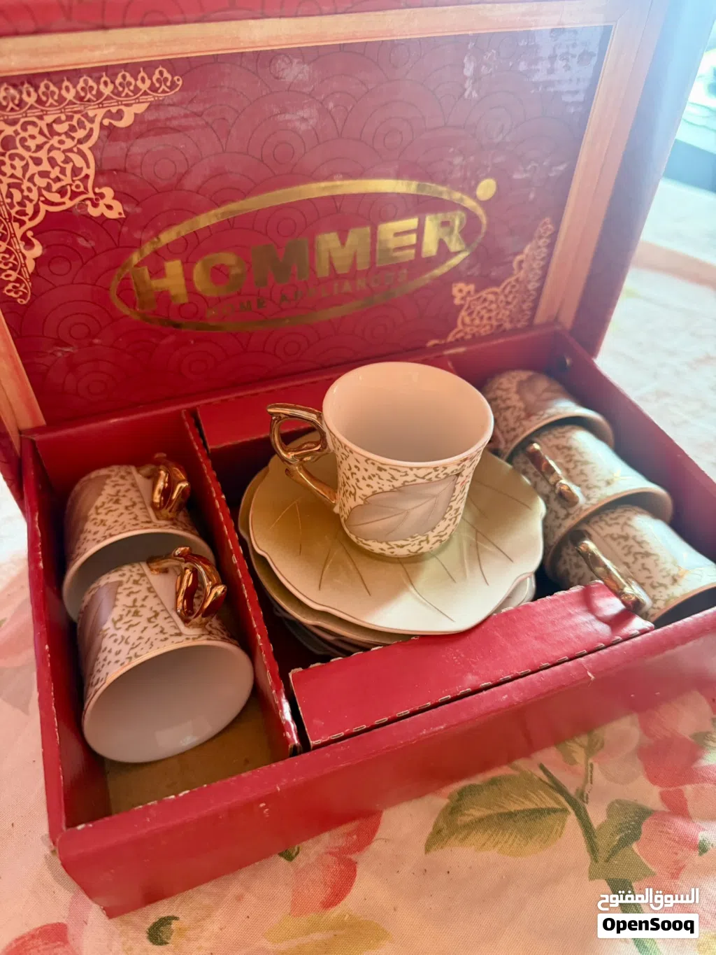 طقم فناجين قهوة HOMMOR x6