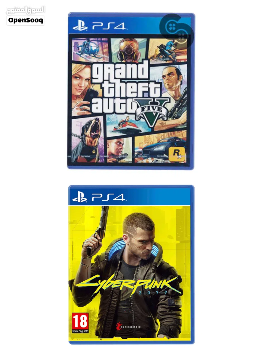 العاب بلايستيشن 4 فور ps4 جارند وسايبربانك GTA and cyberpunk