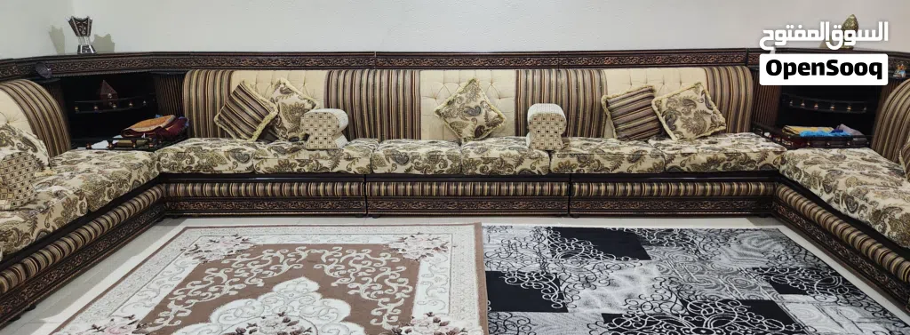 Majlis Sofa -- Large Rug(Brown)