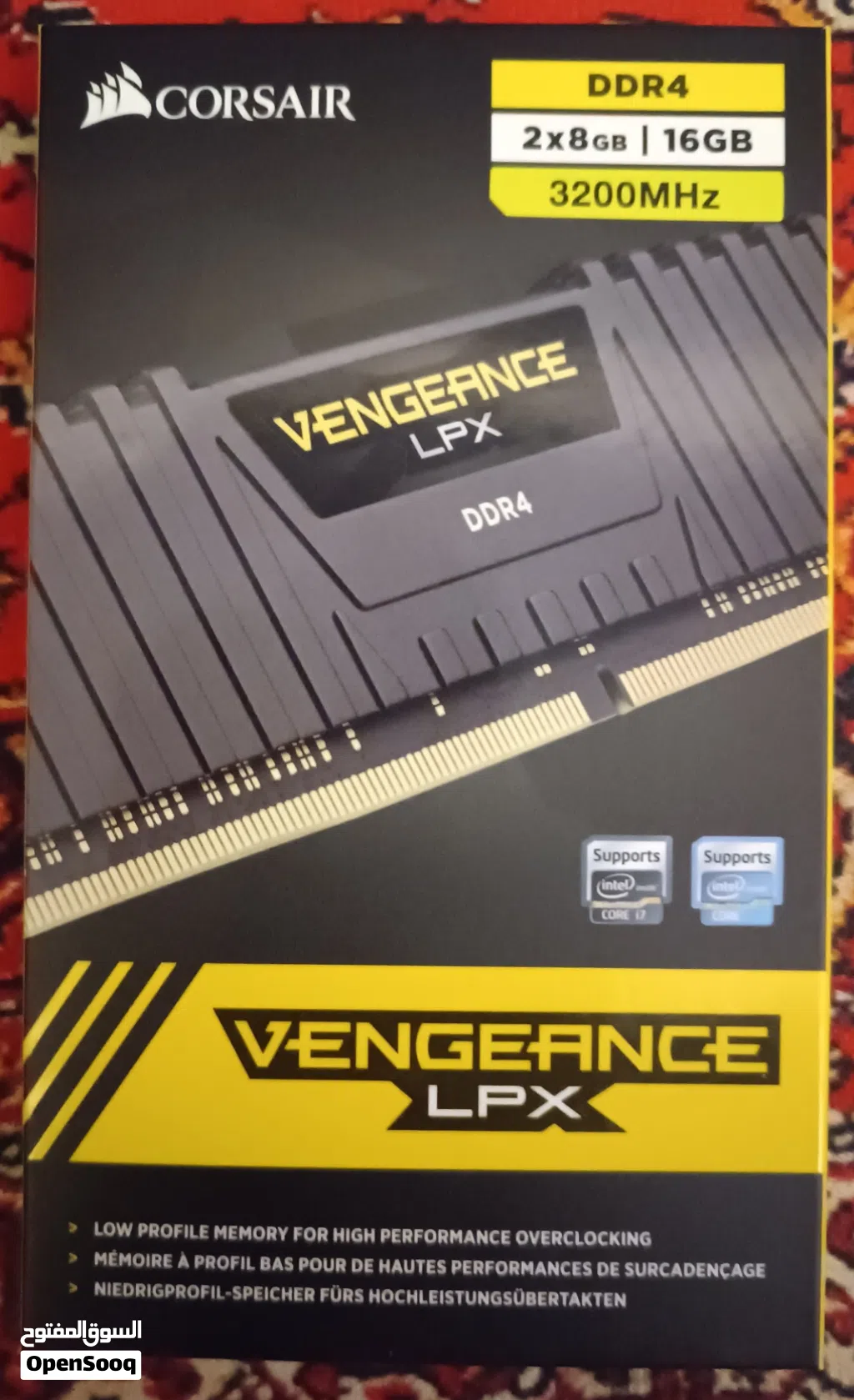 للبيع رامات Corsair Vengeance LPX DDR4 16GB 3200MHz