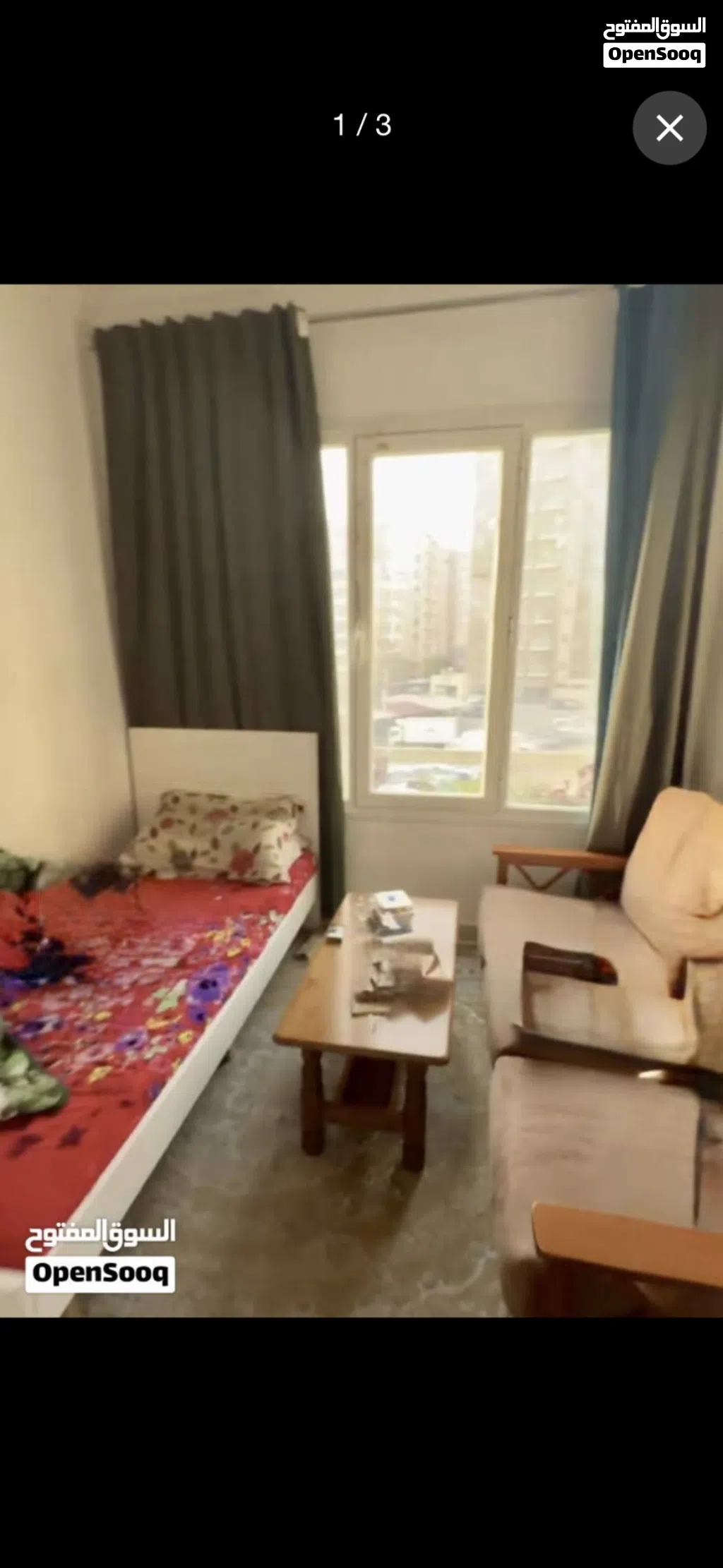 غرفة الايجار غير مفروشه لشخص واحد فقط Unfurnished room for rent for one person only