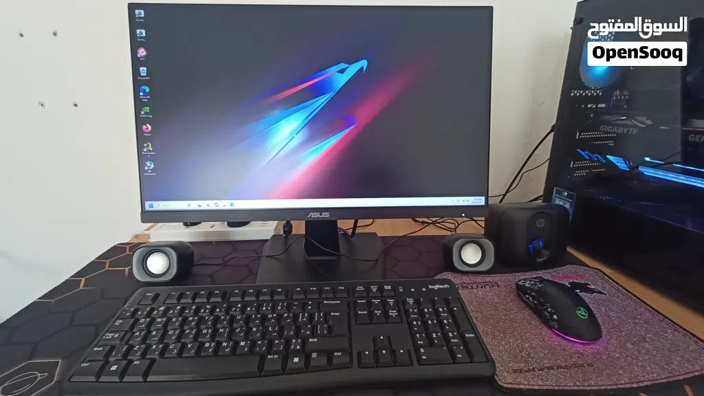 جهاز جيمنج عااي المواصفات - RTX 4060 - للبيع كامل - سعر 849د