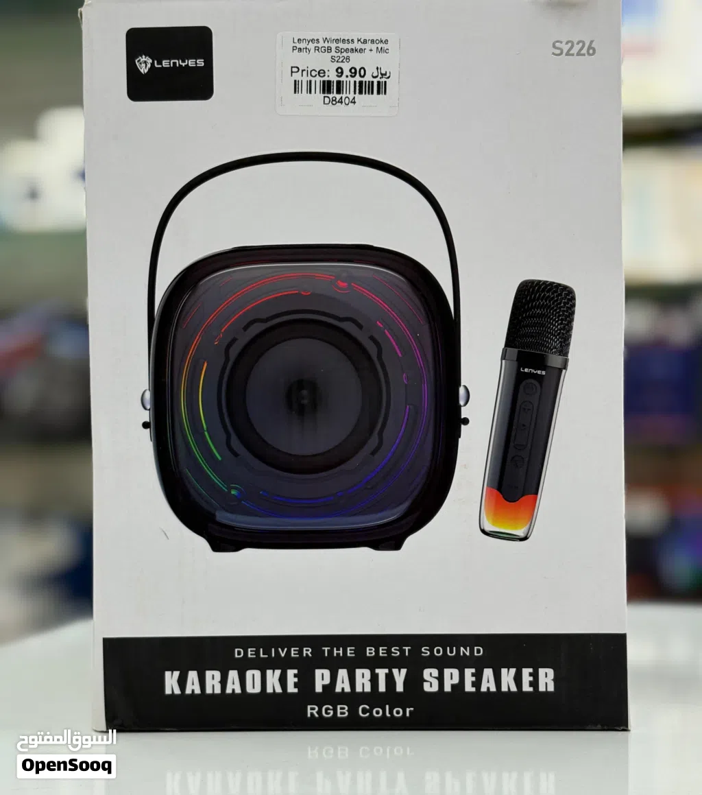 Brand New Lenyes Karaoke Speaker in Oman Vibrant lighting