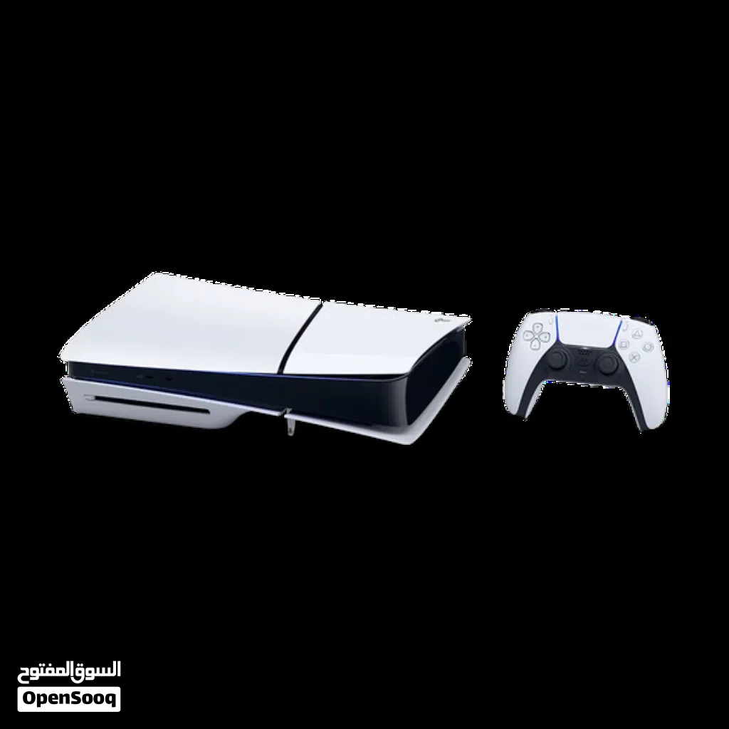 للبيع جهاز PlayStation 5 Slim (التصميم الجديد والأنحف)، بحالة الوكالة تماماً. الجهاز استعمال شخصي خف