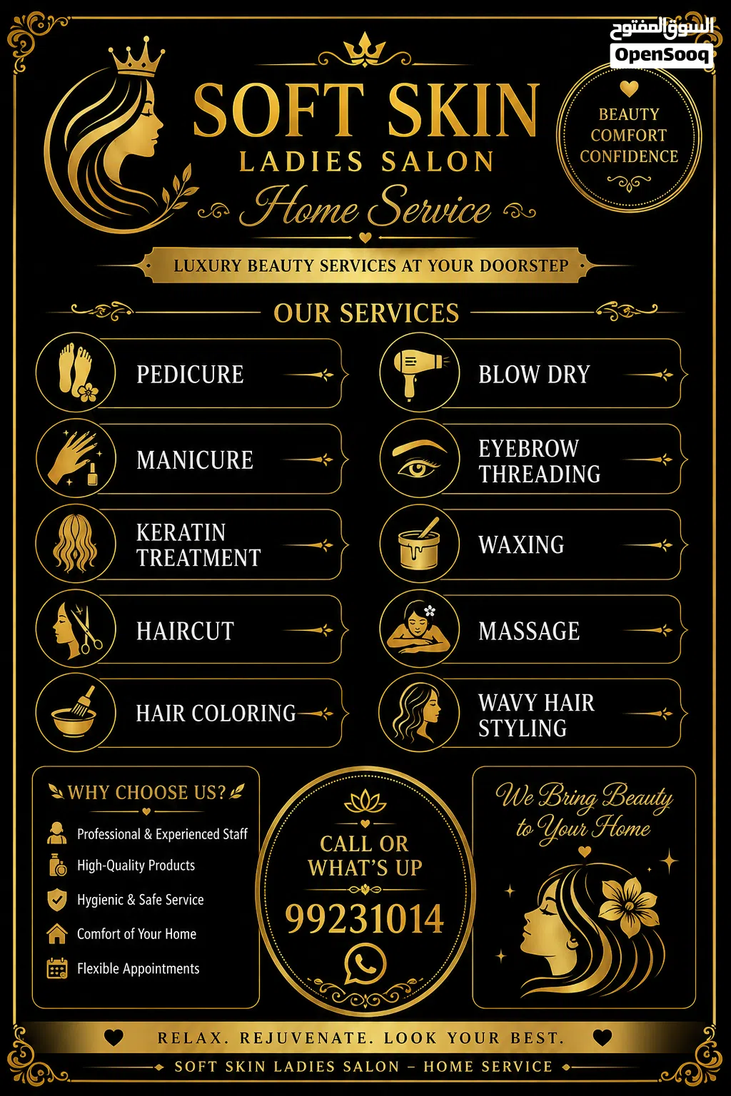 Soft skin ladies salon home service