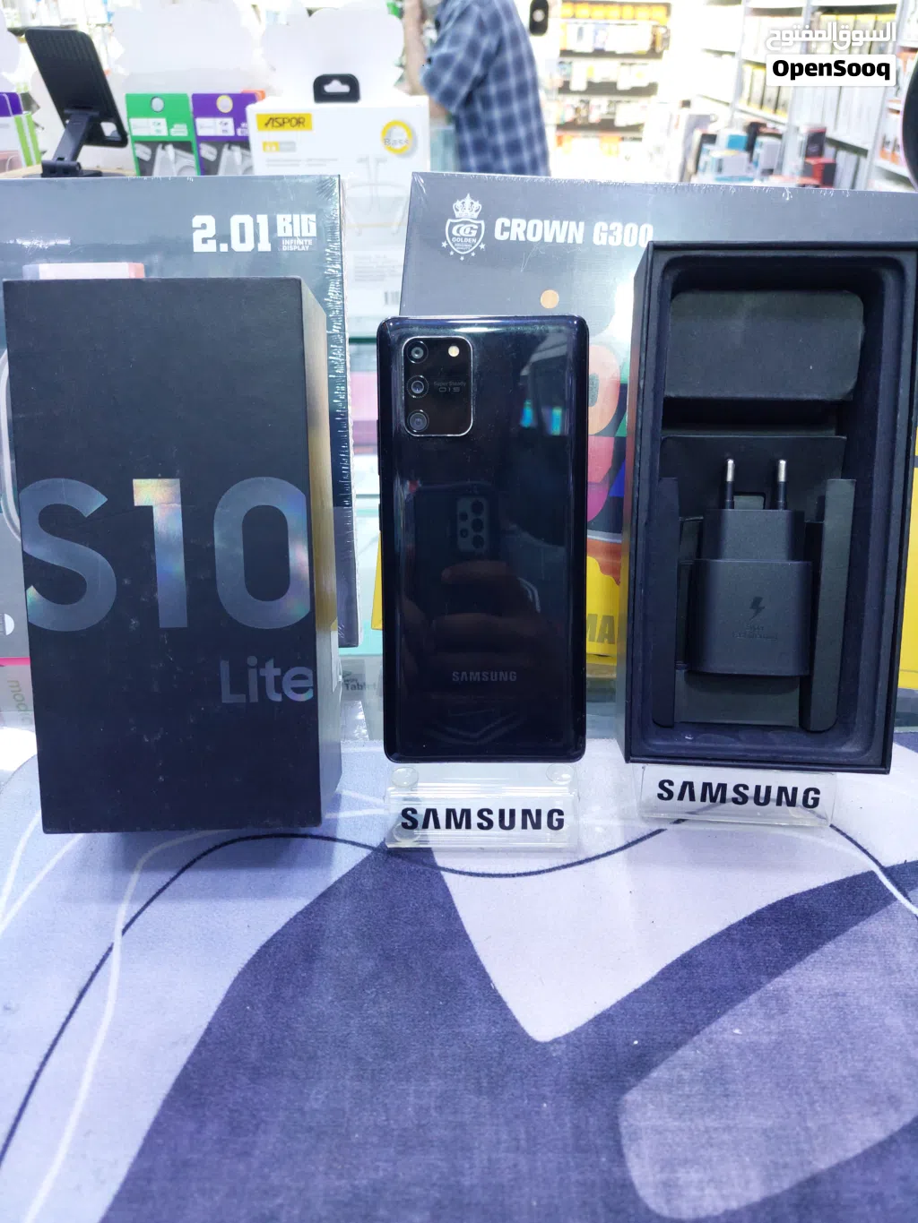 جهاز نظيف جدا 16ram 128g Samsung S10 Lite مع بكج هدايا
