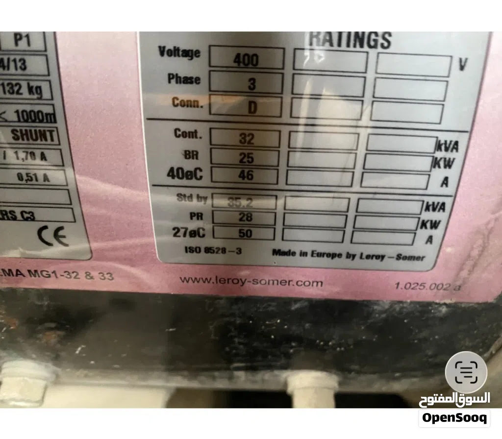 للبيعمولد بيركنز بحالة جيدة30ova صفي24kw