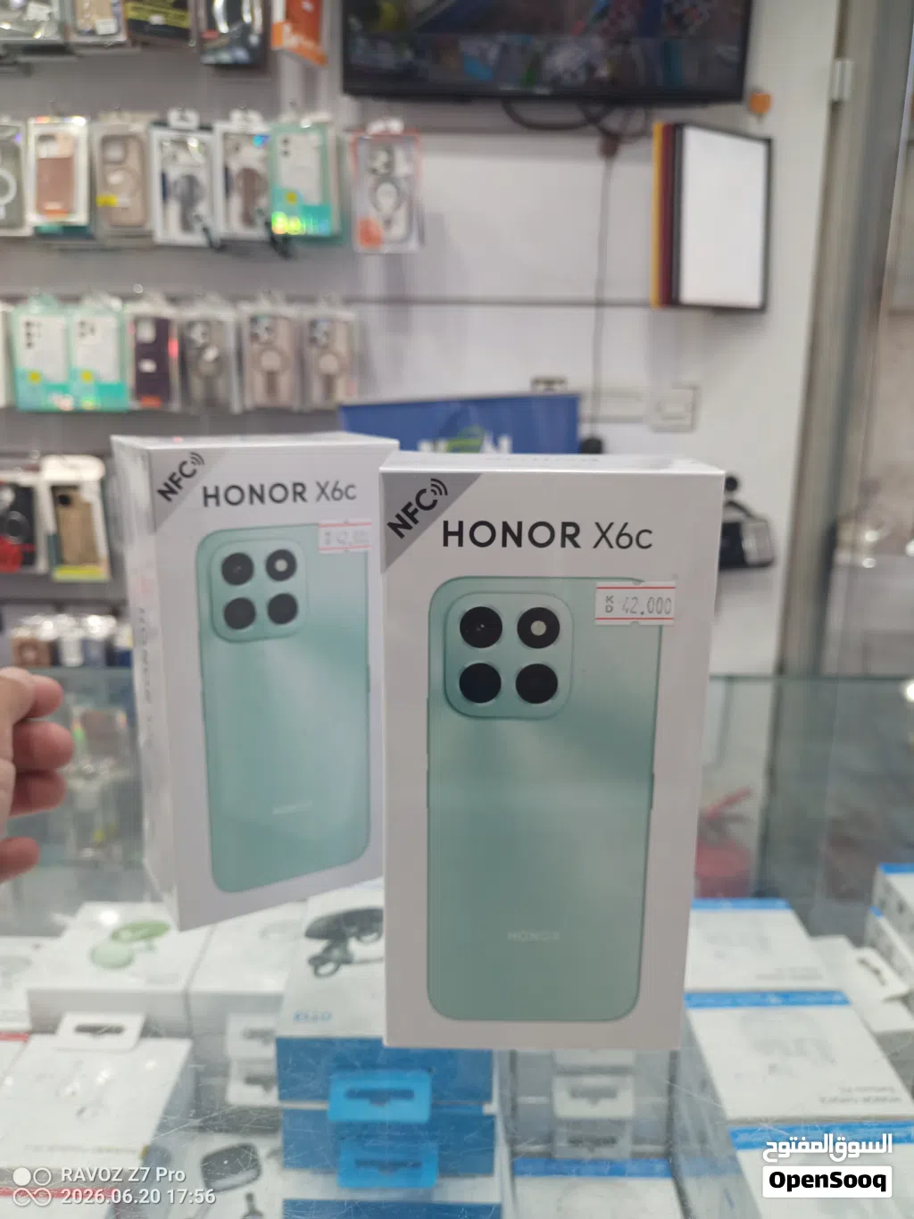 honor x6c NFC سهل استخدام 128جيجا 6رام 42 شامل توصيل