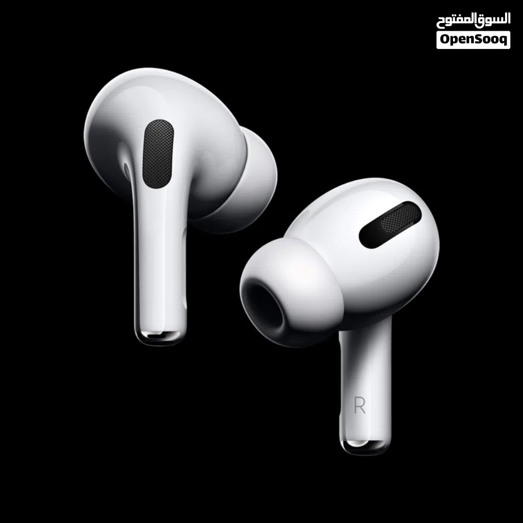 سماعات air pods pro تتميز بالغاء الضجيج النشط نمط شفافيه الصوت الصوت المخصص والمكاني ميزة عمر بطاريه