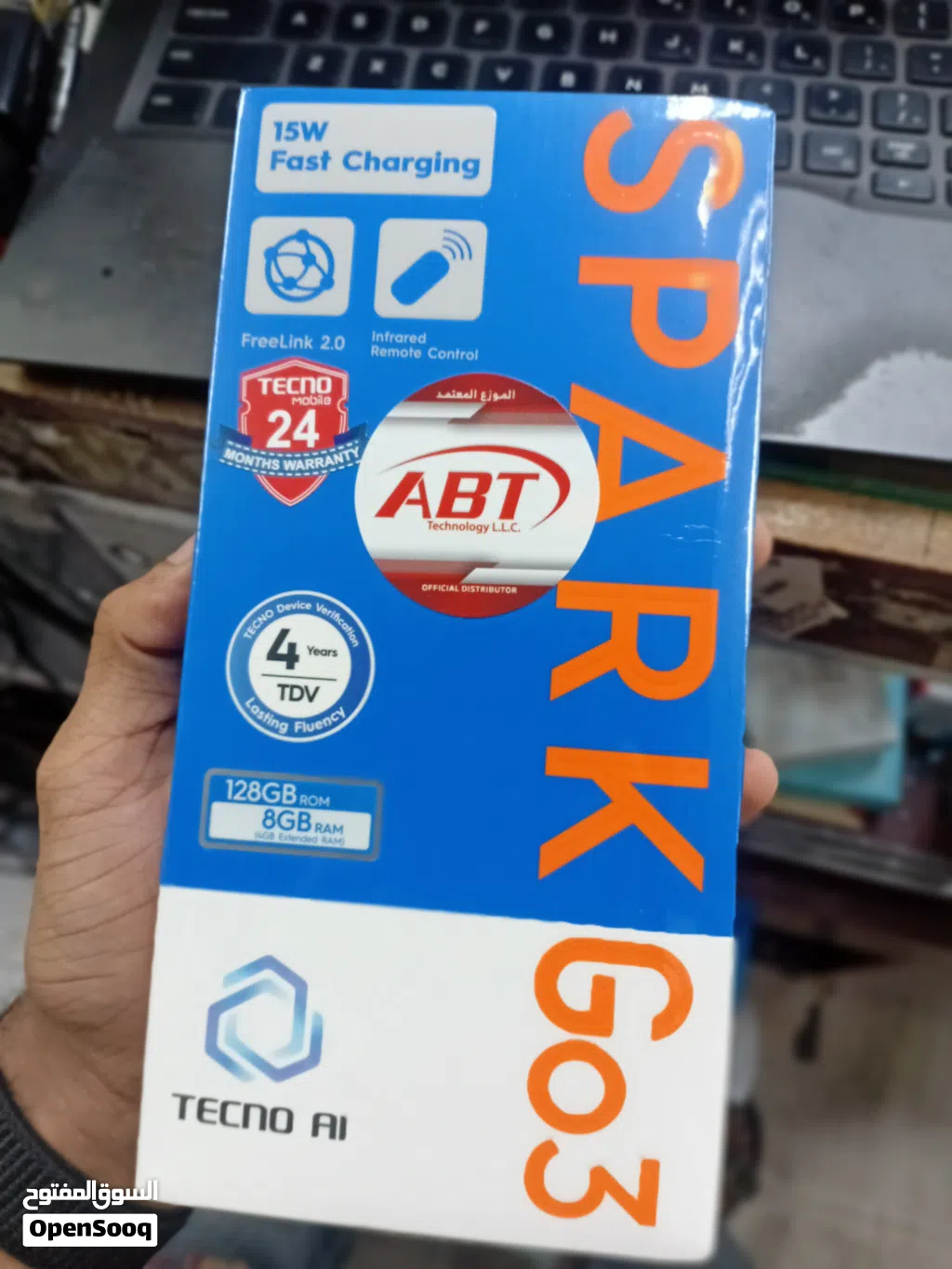 TECHNO SPARK GO3 128GB NEW FOR SALE