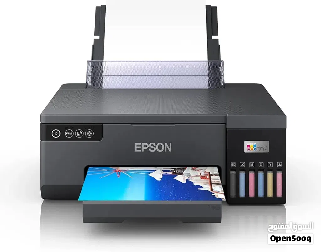 Epson L8050 Ecotank 6-Colour A4 Photo Printer Wifi Connected, With Smart App Connectivity,