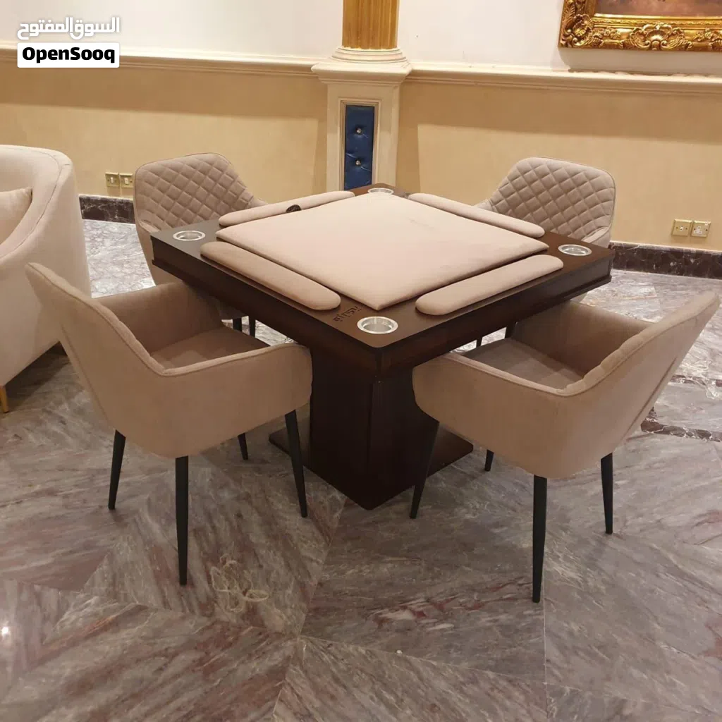 متجر تفصيل طاولات بلوت حسب الطلب و على تصميمك الخاص لون الخشب و القماش الي تبيه للطاولة بسعر رمزي