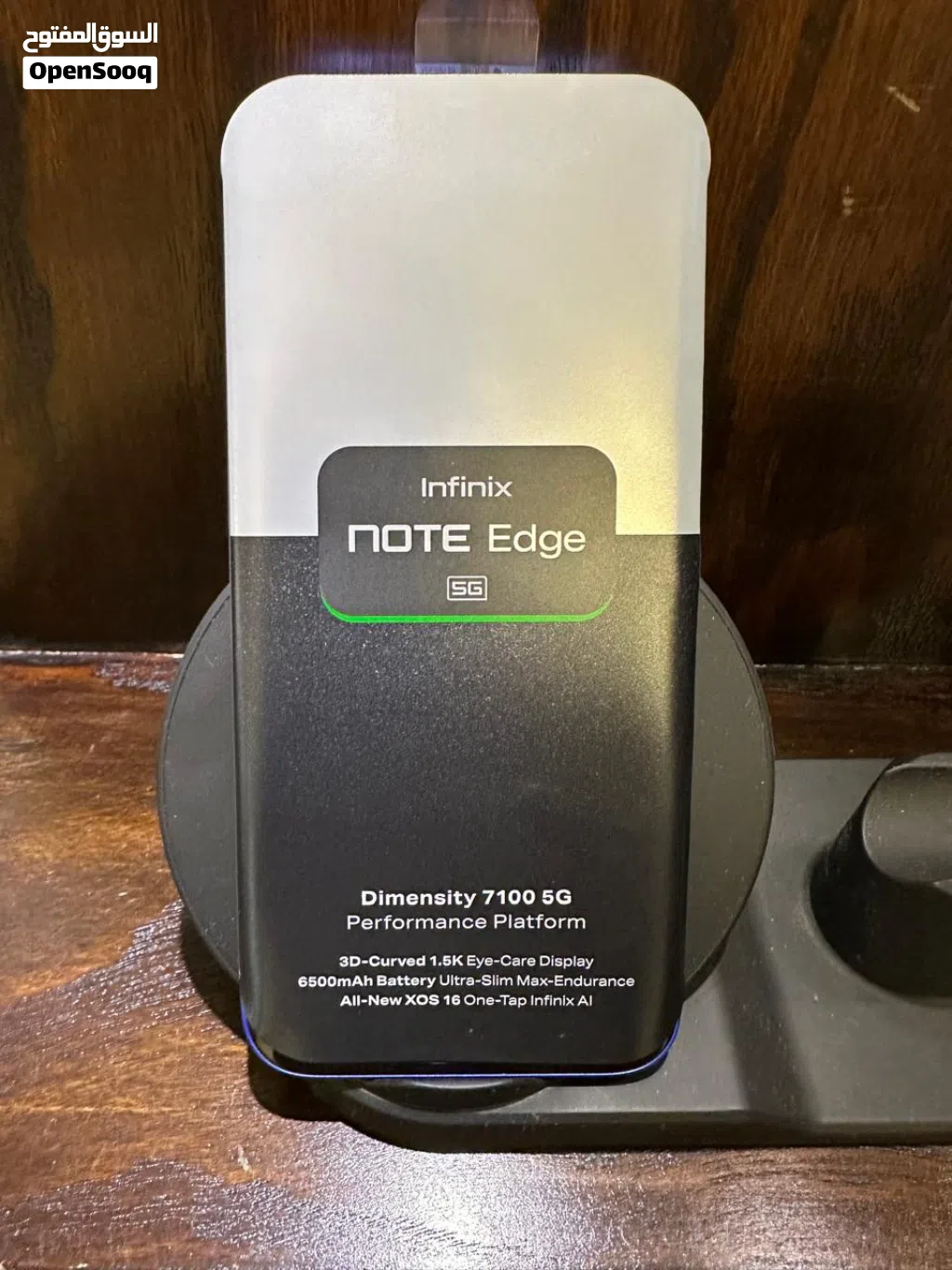 Infinix ( Note Edge 5g ) Blue Mobile Phone with 256GB Storage - Brand New - كفالة الشركة لمدة سنة
