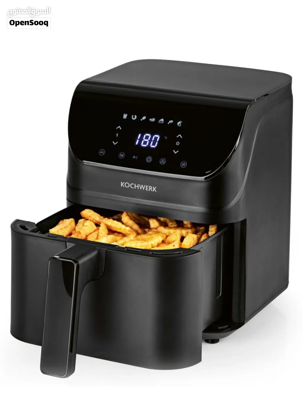 Rachs KOCHWERK 4L Digital Hot Air Fryer with Touch Screen for Low Fat Cooking, Grilling or Cooking W
