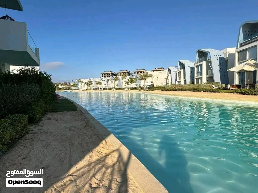 شاليه متشطب+مفروش للبيع فى #الساحل_الشمالى sea view بالتقسيط على 11 سنه