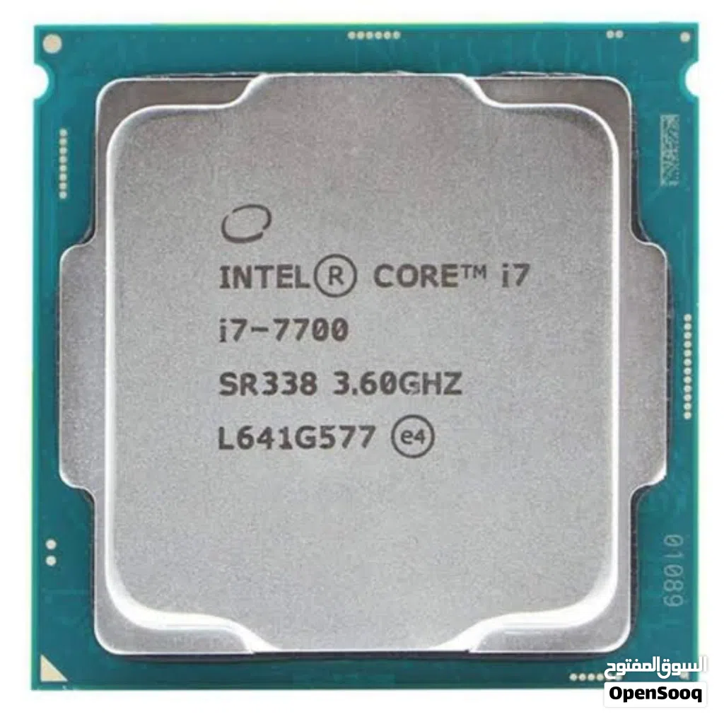 معالج i7 7700 بكرت شاشة مدمج ممتاز للي ناوي يطور جهازه ويزيد الأداء