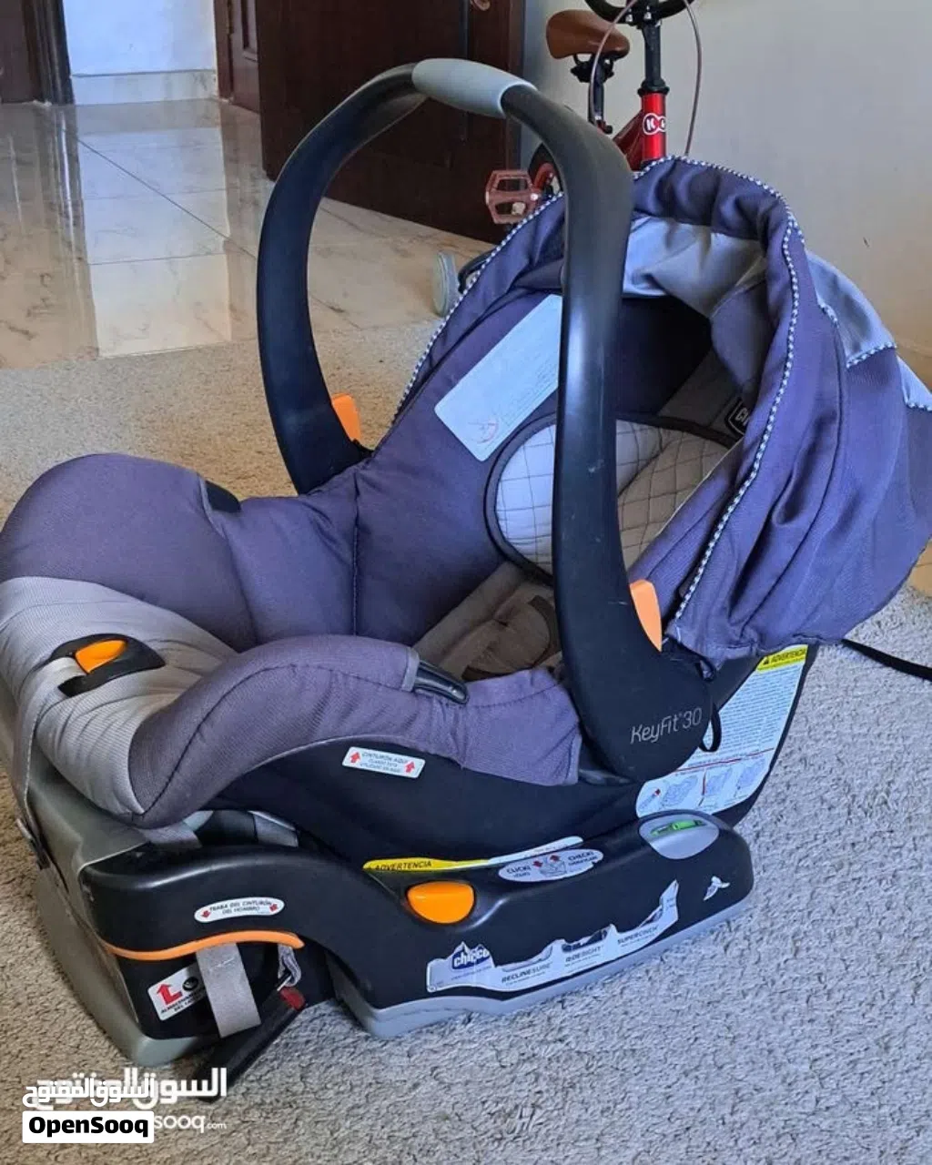 للبيع مقعد سيارة للأطفال موديل كيفيت 30 (Chicco KeyFit 30)