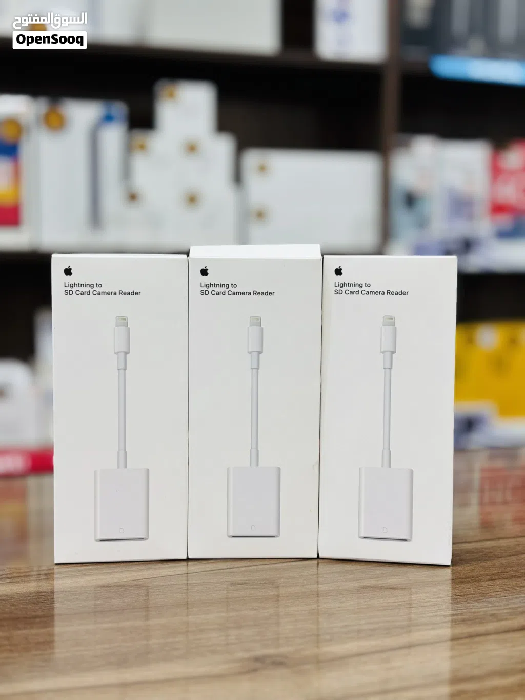 قارئة ذاكرة الكامرا للايفون Lightning to SD Card Camera Reader