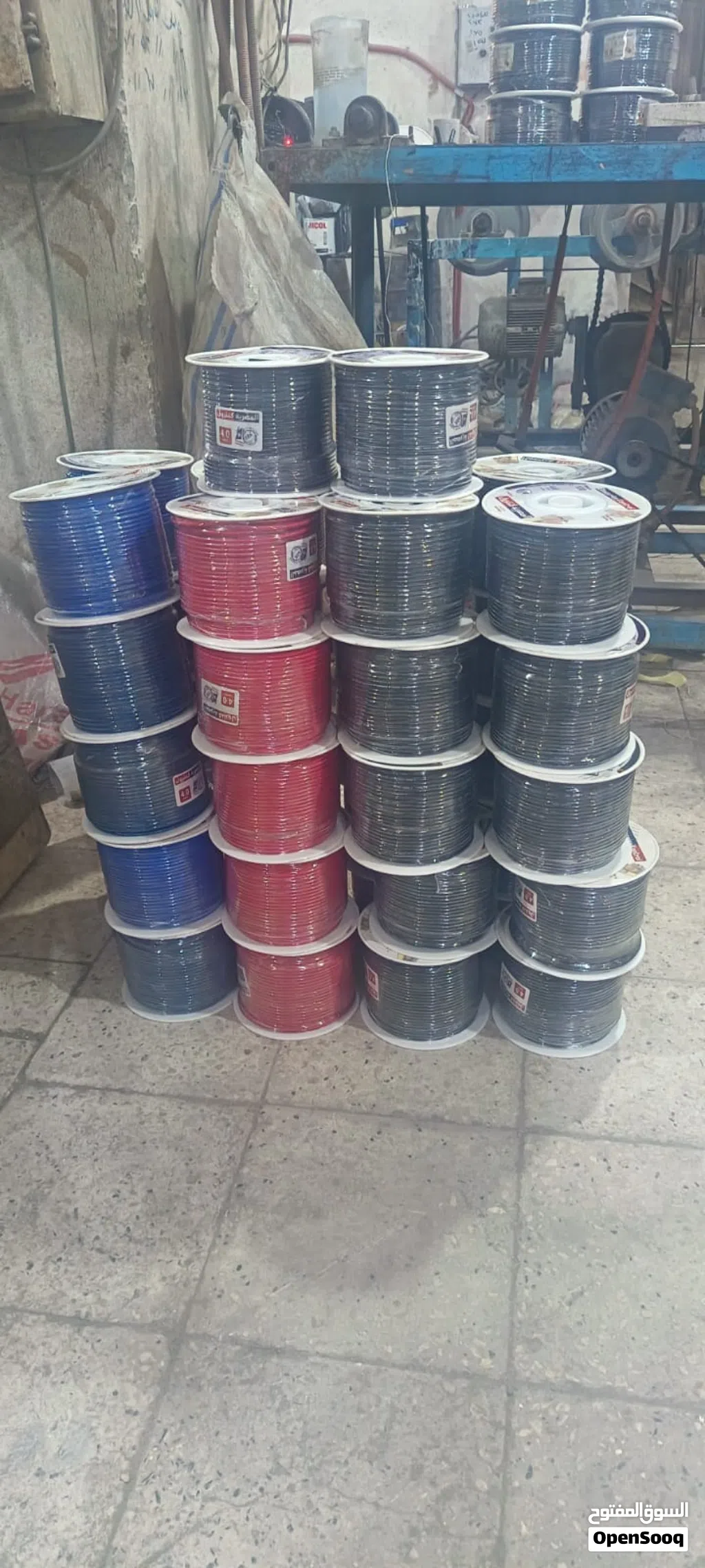 اسلاك و كابلات كهربائية نحاس و المونيوم جميع المقاسات و اقل الاسعار و اعلي جودة