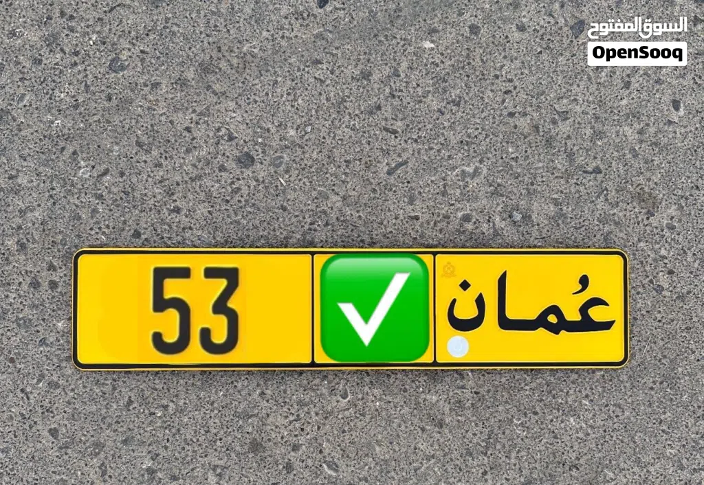 للبيع لوحة 53 مختلف