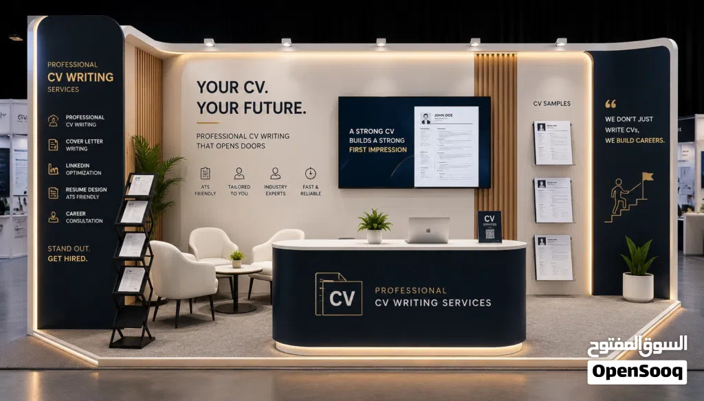 YOUR CV. YOUR FUTURE خدمات كتابة سيرة ذاتية احترافية