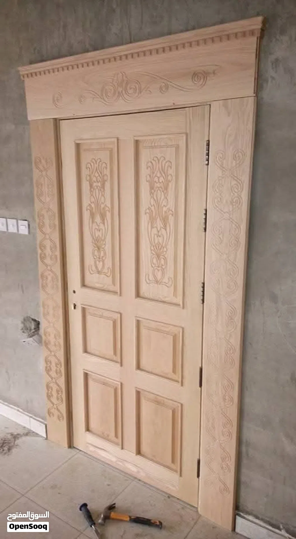 تفصيل ابواب خارجيه وداخليه مع كافة اعمال النجاره