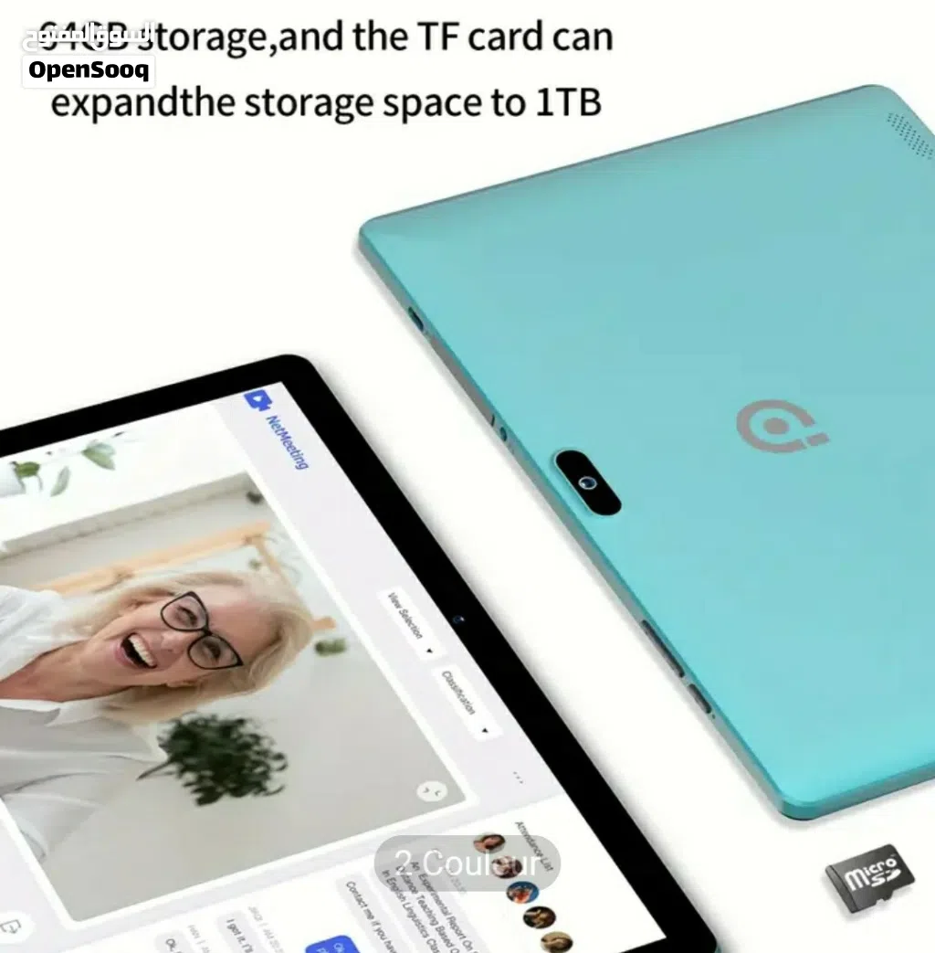 PRITOM Tablette Android 13 10,1 pouces, 4 Go (2 Go + 2 Go extensible) de RAM, 64 Go de ROM avec étui