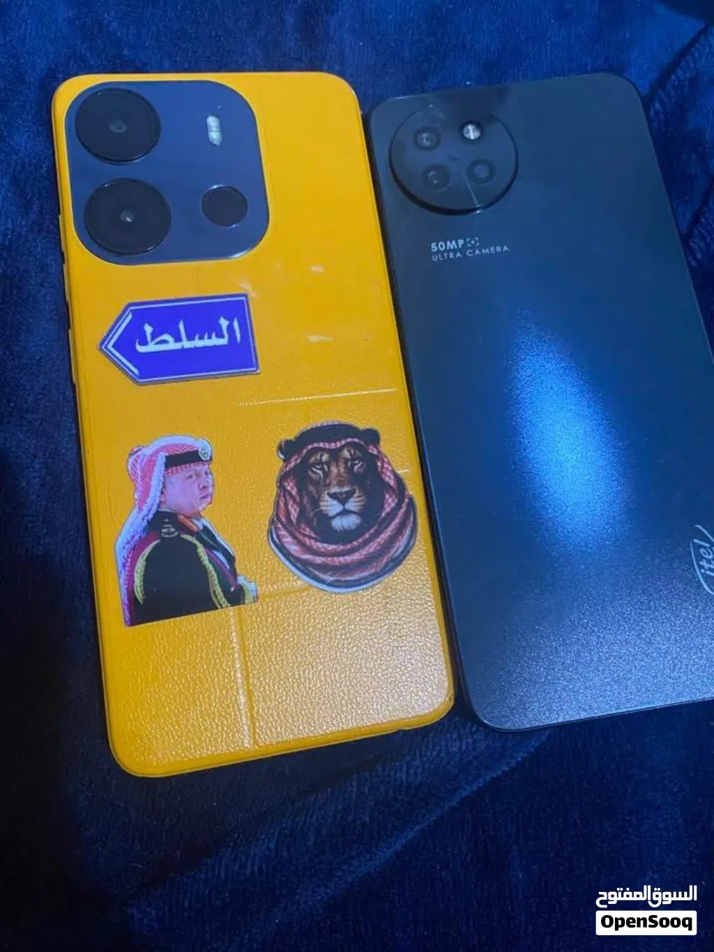 تلفونين واحد itel s23 وواحد tecnopop7 للبيع التلفونين انتاج 2023