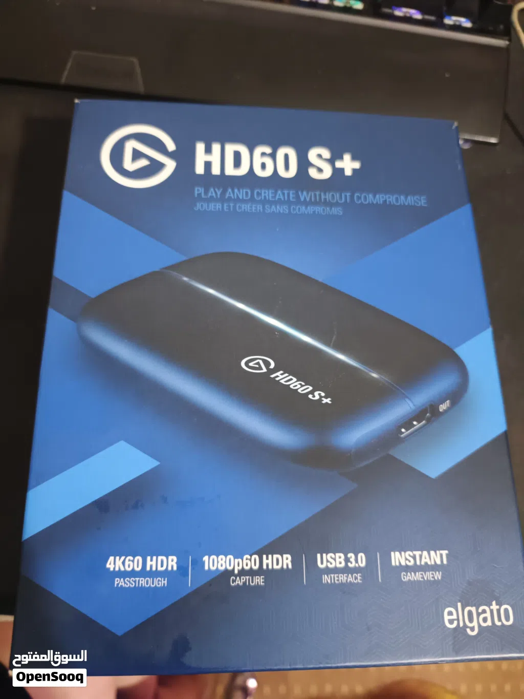 الجاتو جديده للبيع جهاز التقاط الألعاب HD60 S+ بمنفذ USB 3.0 من إلجاتو