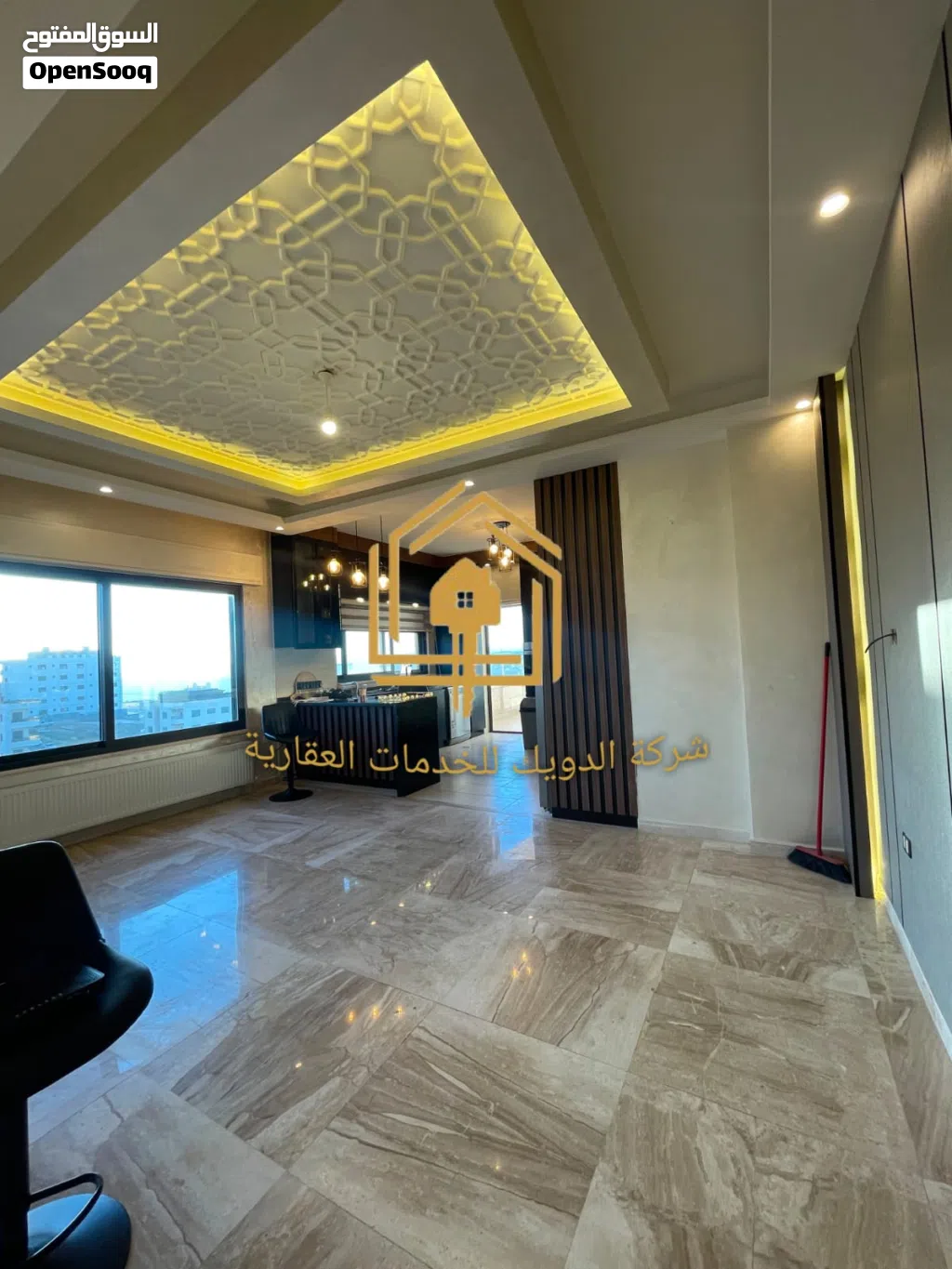 شقة * فاخرة * 3نوم * مطلة * موقع مميز * ضاحية النخيل